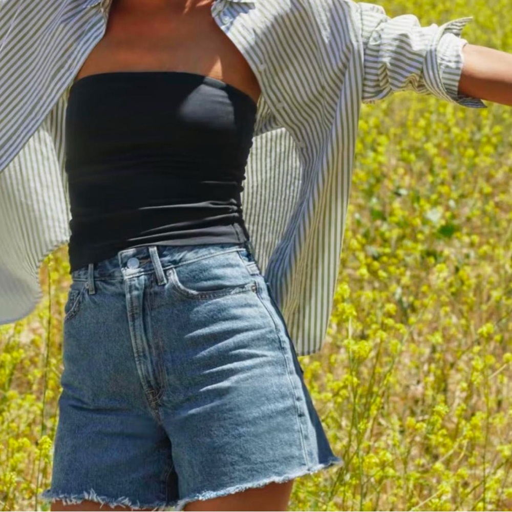 Everlane Blue Denim Women's Shorts